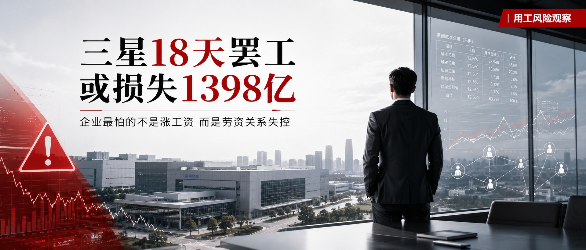 三星18天罢工或损失1398亿：企业最怕的不是涨工资，而是劳资关系失控